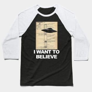 Oak Island I want to Believe Baseball T-Shirt